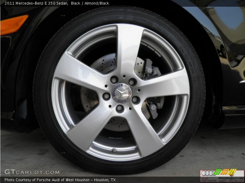 Black / Almond/Black 2011 Mercedes-Benz E 350 Sedan