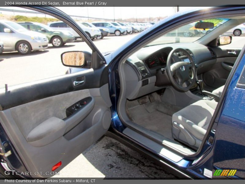 Eternal Blue Pearl / Gray 2004 Honda Accord DX Sedan