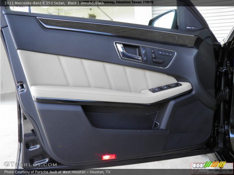 Black / Almond/Black 2011 Mercedes-Benz E 350 Sedan