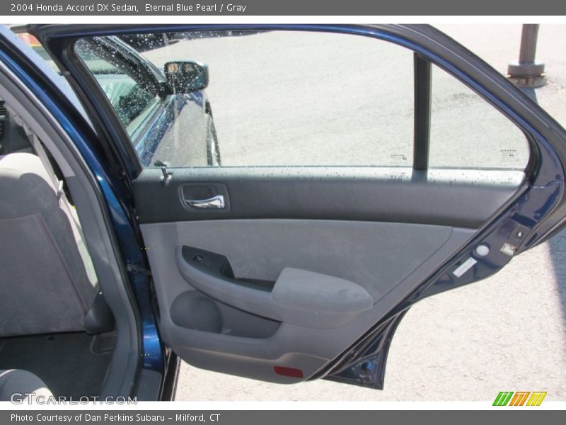 Eternal Blue Pearl / Gray 2004 Honda Accord DX Sedan