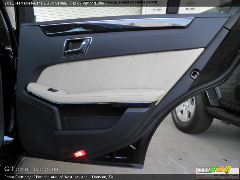 Black / Almond/Black 2011 Mercedes-Benz E 350 Sedan