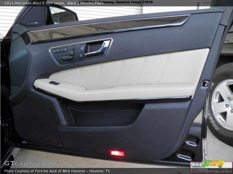 Black / Almond/Black 2011 Mercedes-Benz E 350 Sedan