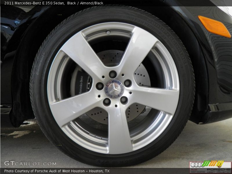 Black / Almond/Black 2011 Mercedes-Benz E 350 Sedan