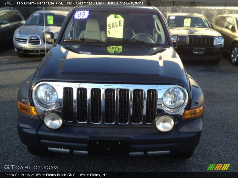 Black Clearcoat / Dark Khaki/Light Graystone 2005 Jeep Liberty Renegade 4x4