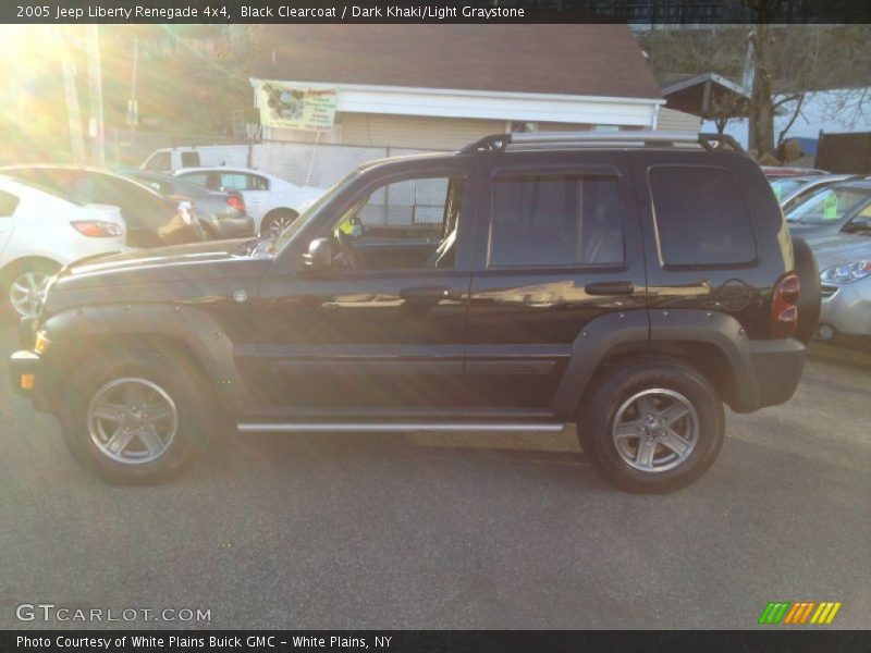 Black Clearcoat / Dark Khaki/Light Graystone 2005 Jeep Liberty Renegade 4x4