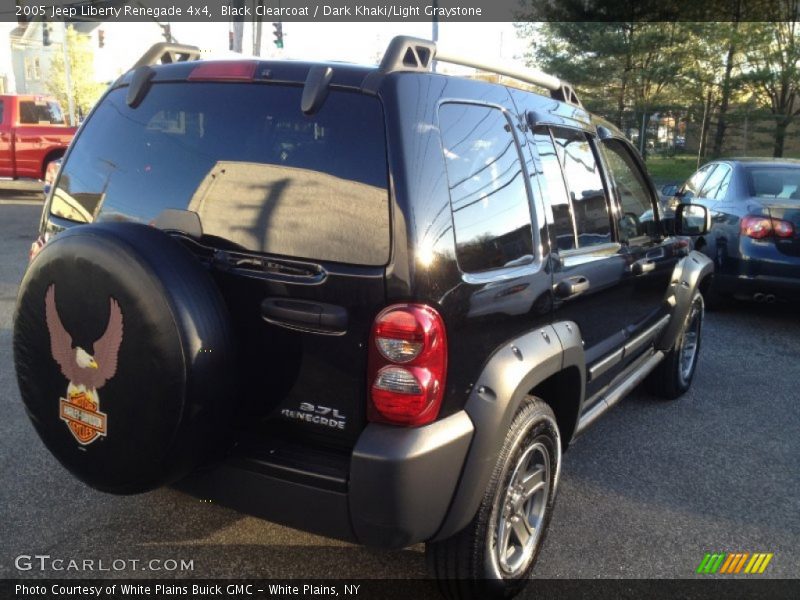 Black Clearcoat / Dark Khaki/Light Graystone 2005 Jeep Liberty Renegade 4x4