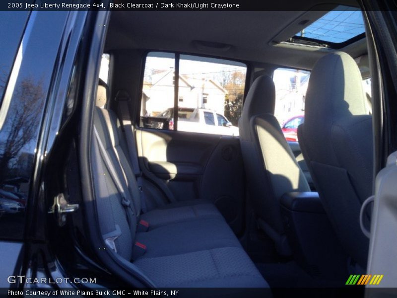 Black Clearcoat / Dark Khaki/Light Graystone 2005 Jeep Liberty Renegade 4x4