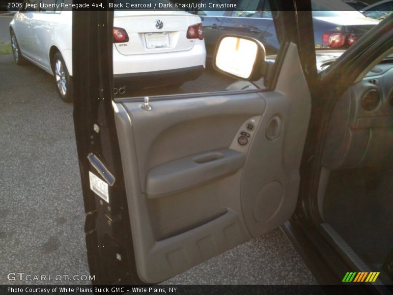 Black Clearcoat / Dark Khaki/Light Graystone 2005 Jeep Liberty Renegade 4x4