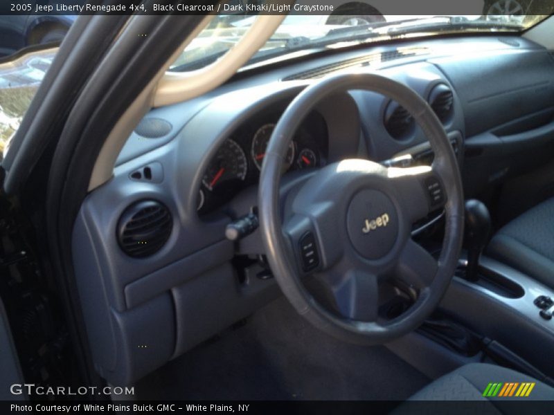 Black Clearcoat / Dark Khaki/Light Graystone 2005 Jeep Liberty Renegade 4x4
