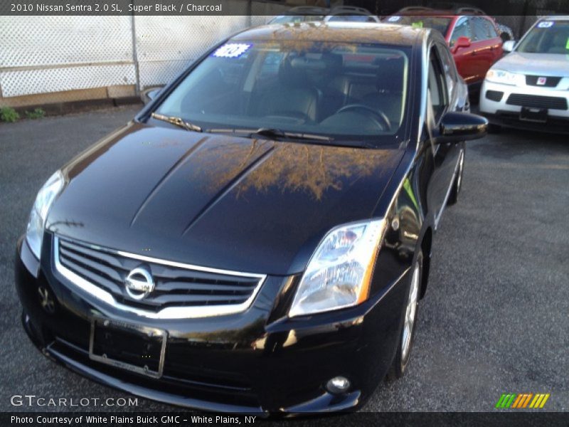 Super Black / Charcoal 2010 Nissan Sentra 2.0 SL