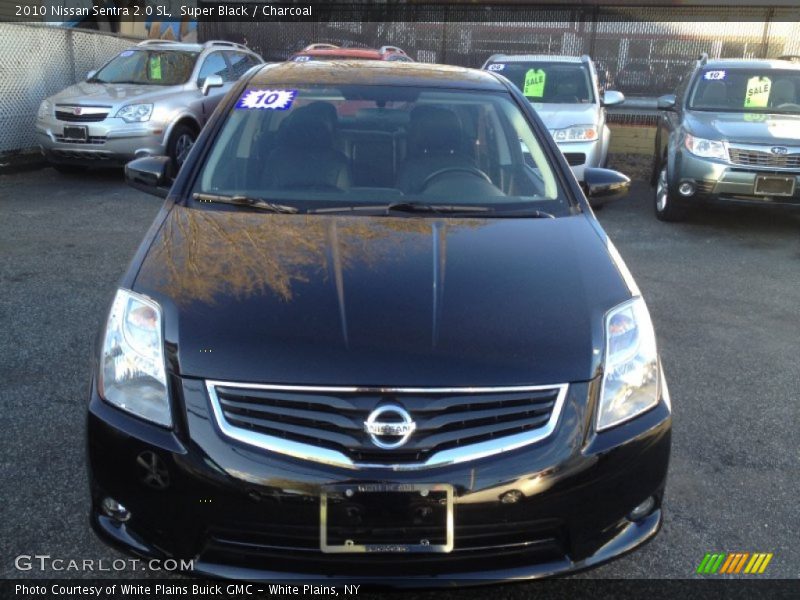 Super Black / Charcoal 2010 Nissan Sentra 2.0 SL