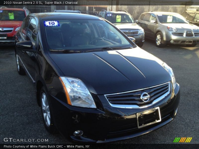 Super Black / Charcoal 2010 Nissan Sentra 2.0 SL