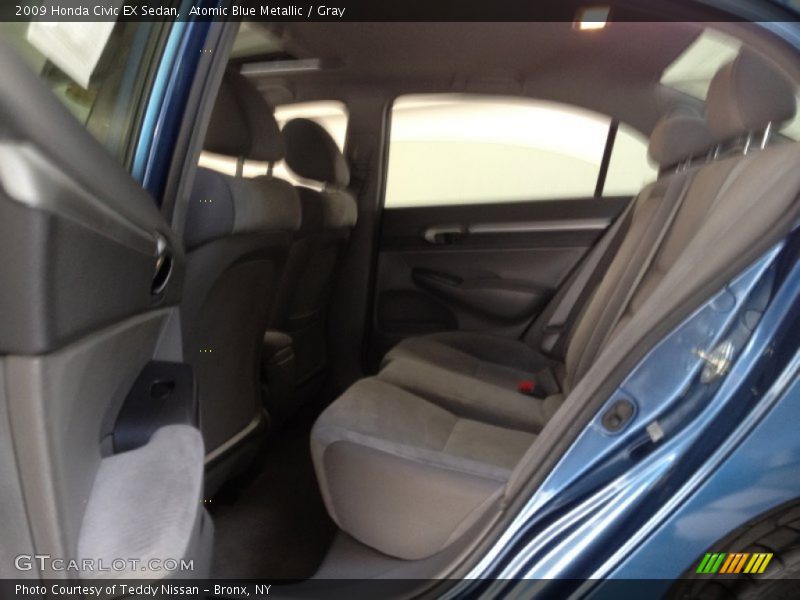 Atomic Blue Metallic / Gray 2009 Honda Civic EX Sedan