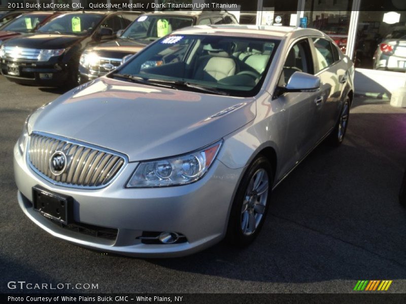 Quicksilver Metallic / Dark Titanium/Light Titanium 2011 Buick LaCrosse CXL