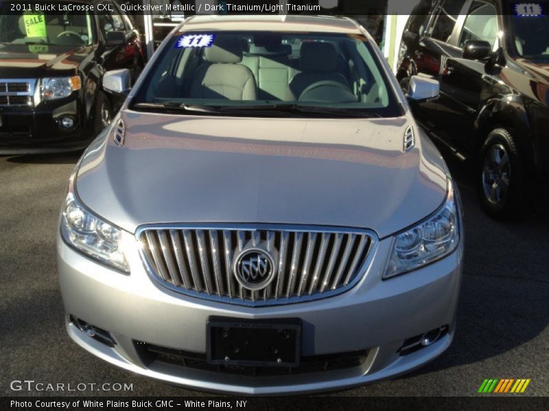 Quicksilver Metallic / Dark Titanium/Light Titanium 2011 Buick LaCrosse CXL