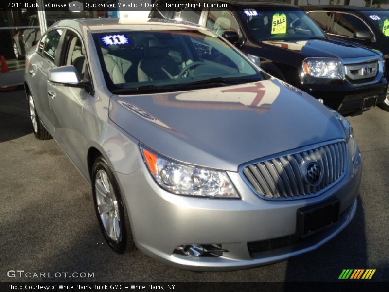 Quicksilver Metallic / Dark Titanium/Light Titanium 2011 Buick LaCrosse CXL