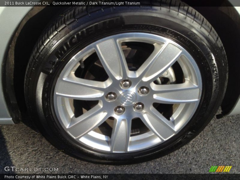 Quicksilver Metallic / Dark Titanium/Light Titanium 2011 Buick LaCrosse CXL