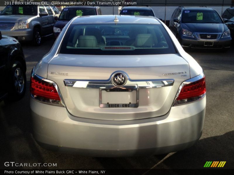 Quicksilver Metallic / Dark Titanium/Light Titanium 2011 Buick LaCrosse CXL