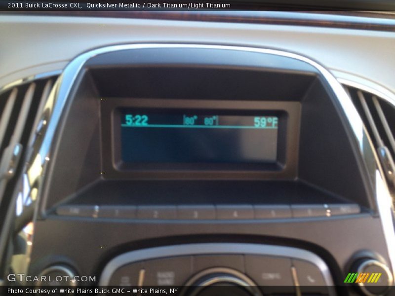 Quicksilver Metallic / Dark Titanium/Light Titanium 2011 Buick LaCrosse CXL