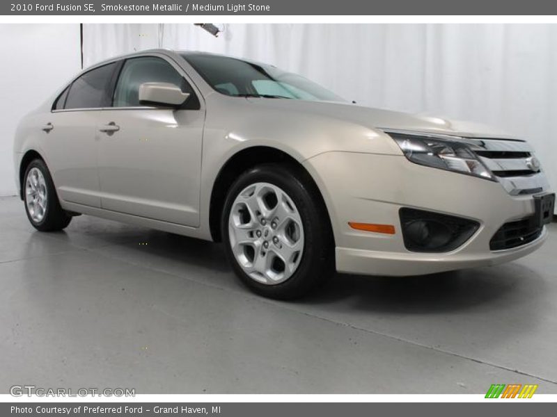 Smokestone Metallic / Medium Light Stone 2010 Ford Fusion SE