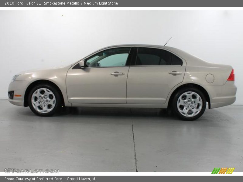 Smokestone Metallic / Medium Light Stone 2010 Ford Fusion SE
