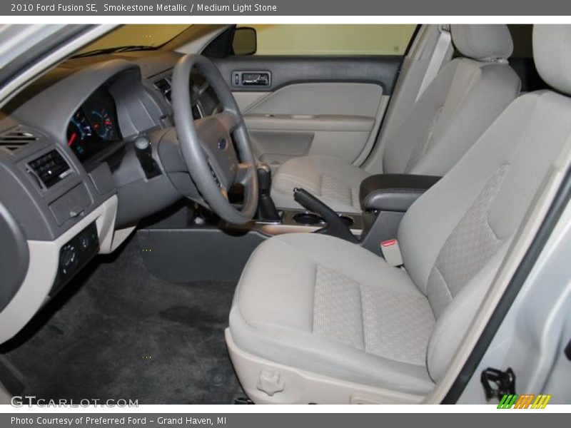 Smokestone Metallic / Medium Light Stone 2010 Ford Fusion SE