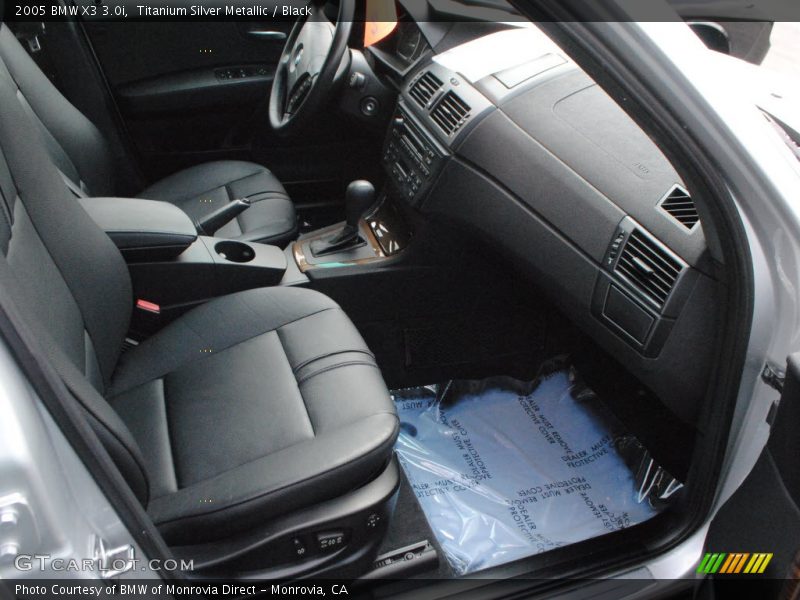 Titanium Silver Metallic / Black 2005 BMW X3 3.0i