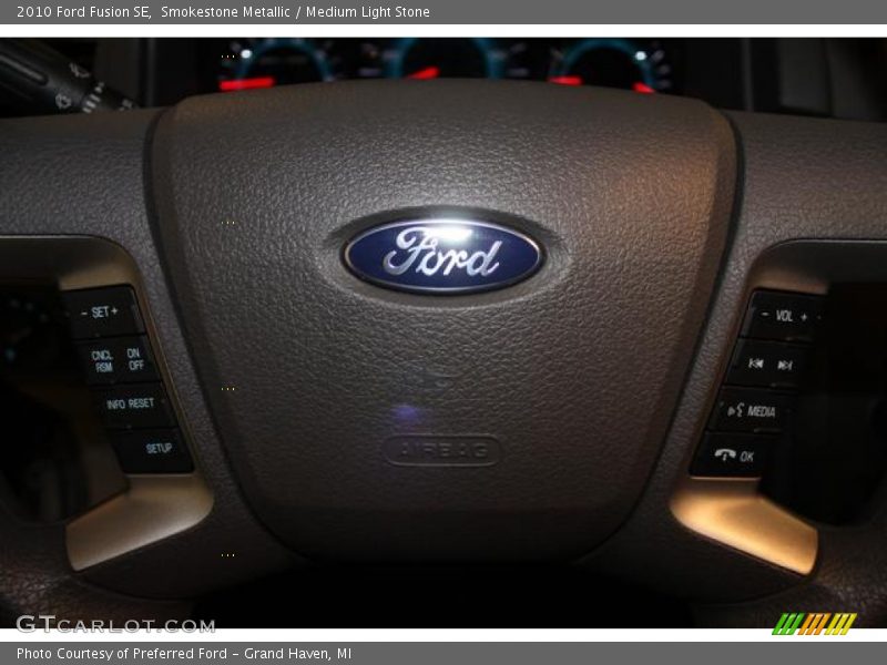 Smokestone Metallic / Medium Light Stone 2010 Ford Fusion SE