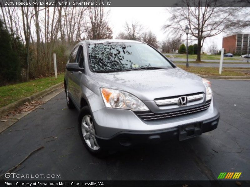 Whistler Silver Metallic / Gray 2008 Honda CR-V EX 4WD