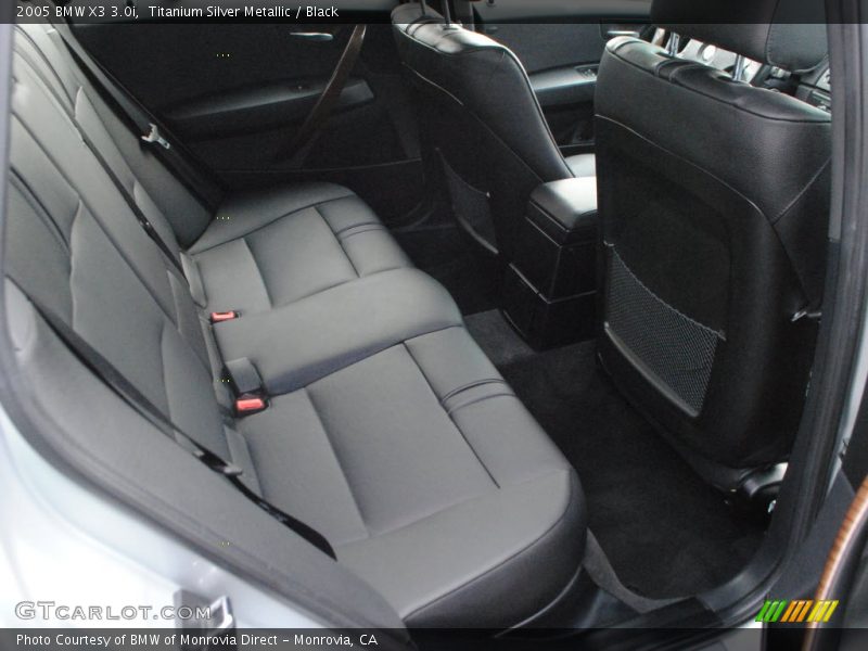 Titanium Silver Metallic / Black 2005 BMW X3 3.0i