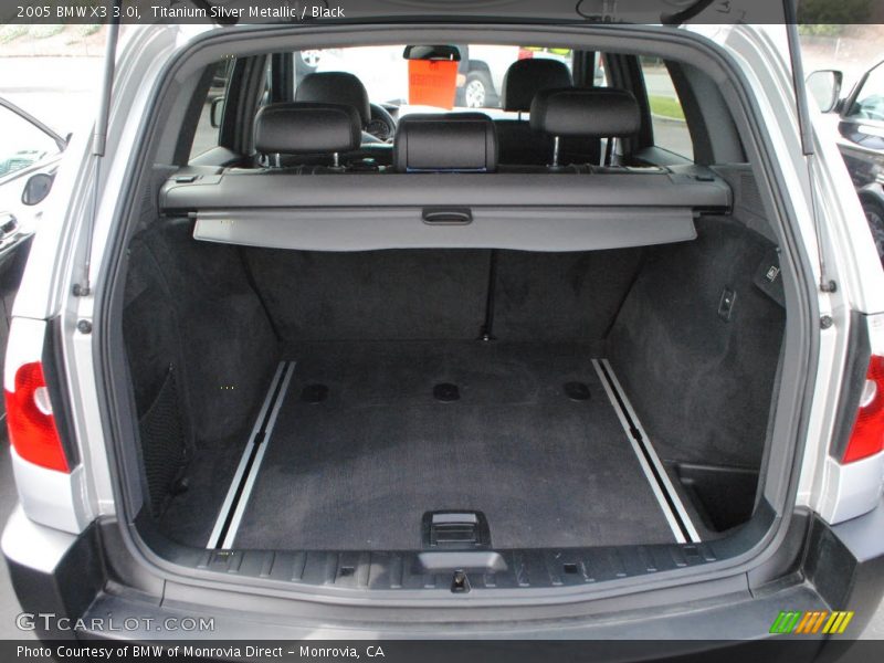Titanium Silver Metallic / Black 2005 BMW X3 3.0i