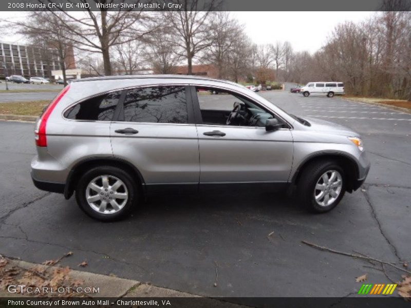 Whistler Silver Metallic / Gray 2008 Honda CR-V EX 4WD