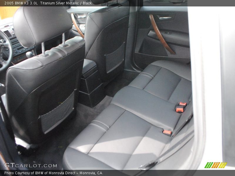 Titanium Silver Metallic / Black 2005 BMW X3 3.0i