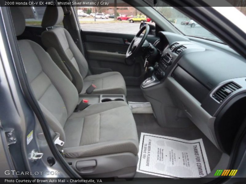Whistler Silver Metallic / Gray 2008 Honda CR-V EX 4WD