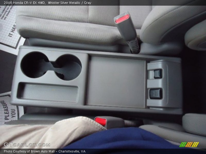Whistler Silver Metallic / Gray 2008 Honda CR-V EX 4WD