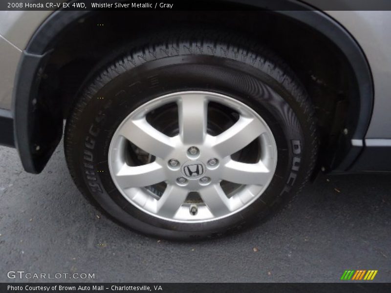 Whistler Silver Metallic / Gray 2008 Honda CR-V EX 4WD