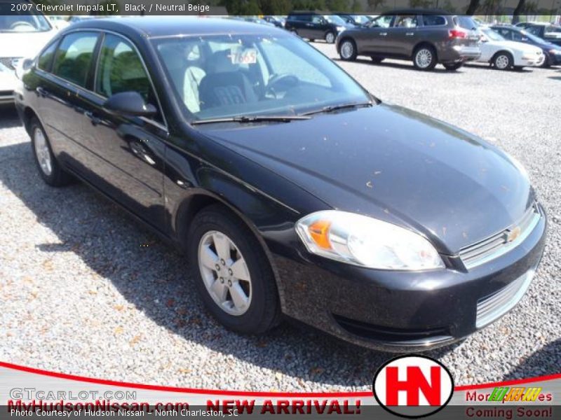 Black / Neutral Beige 2007 Chevrolet Impala LT