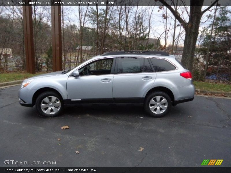 Ice Silver Metallic / Off Black 2012 Subaru Outback 3.6R Limited