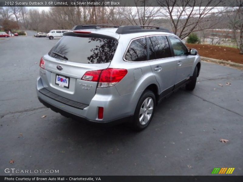 Ice Silver Metallic / Off Black 2012 Subaru Outback 3.6R Limited
