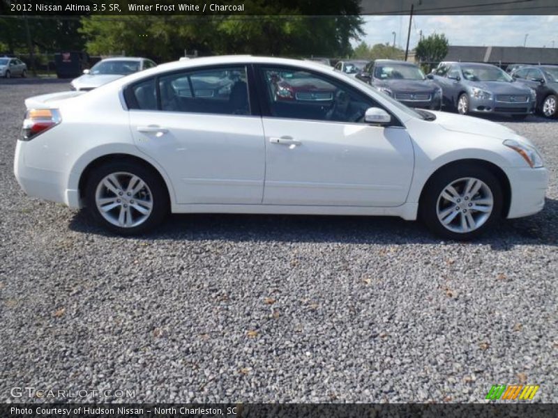 Winter Frost White / Charcoal 2012 Nissan Altima 3.5 SR