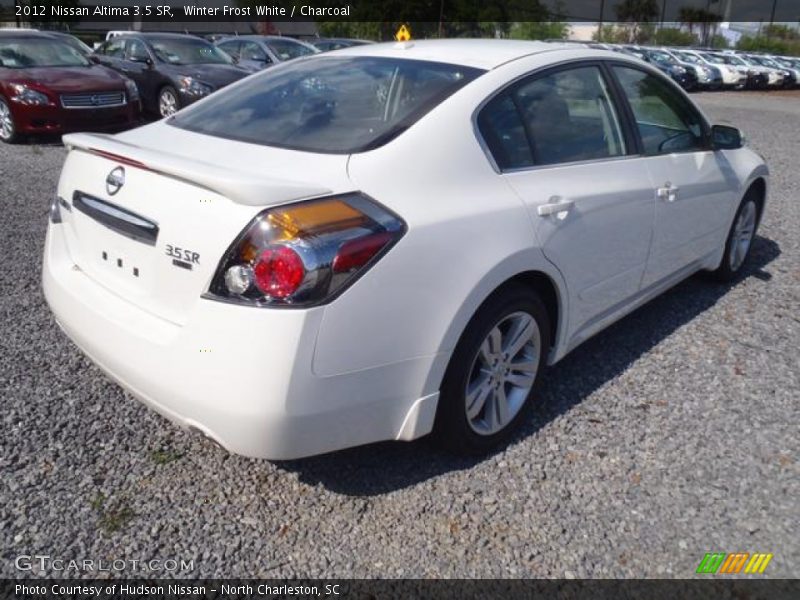 Winter Frost White / Charcoal 2012 Nissan Altima 3.5 SR