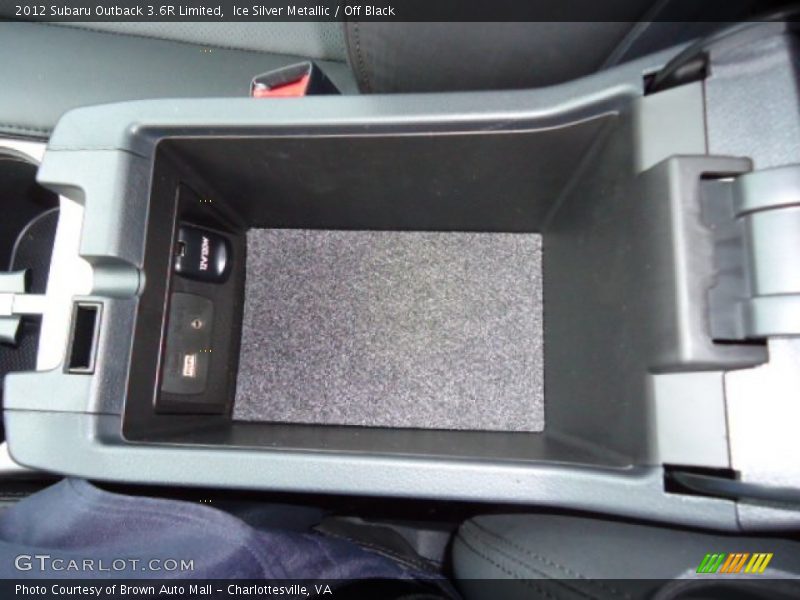 Ice Silver Metallic / Off Black 2012 Subaru Outback 3.6R Limited
