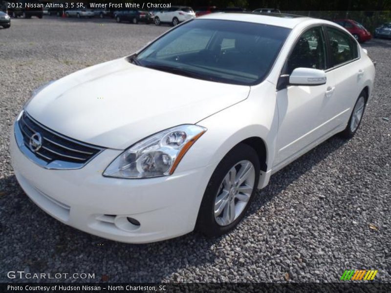 Winter Frost White / Charcoal 2012 Nissan Altima 3.5 SR