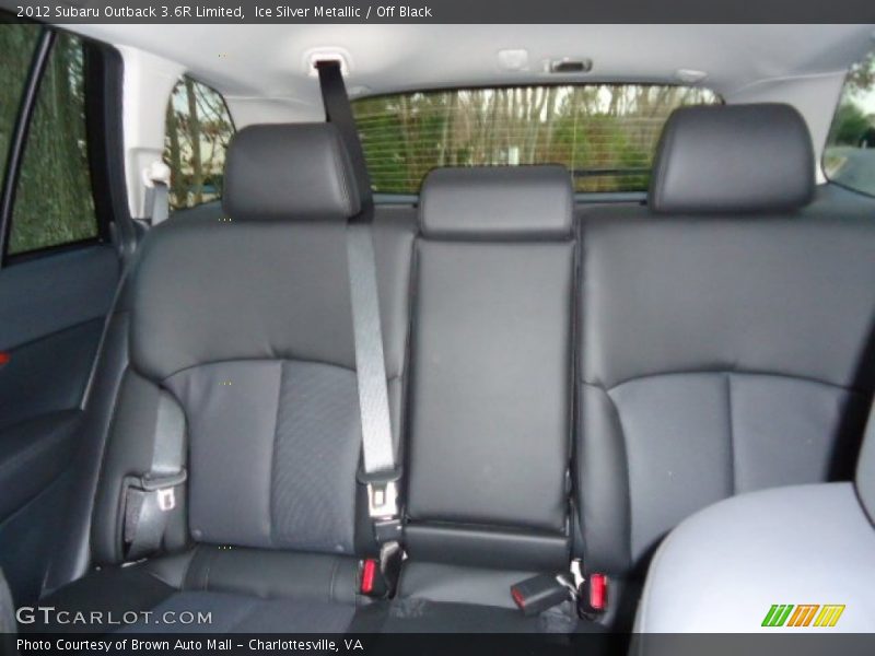 Ice Silver Metallic / Off Black 2012 Subaru Outback 3.6R Limited