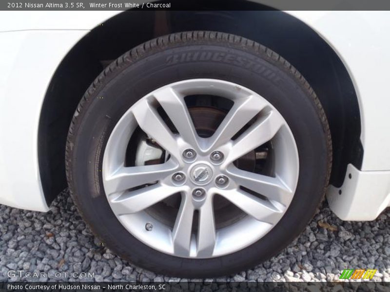 Winter Frost White / Charcoal 2012 Nissan Altima 3.5 SR