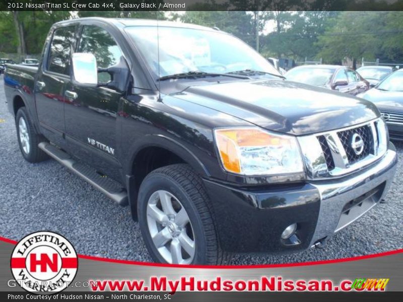 Galaxy Black / Almond 2012 Nissan Titan SL Crew Cab 4x4