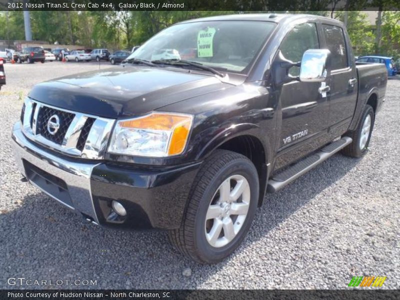 Galaxy Black / Almond 2012 Nissan Titan SL Crew Cab 4x4