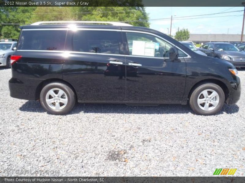 Super Black / Gray 2012 Nissan Quest 3.5 SV