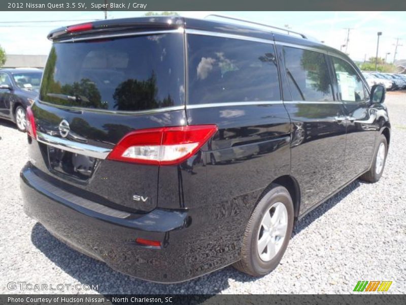 Super Black / Gray 2012 Nissan Quest 3.5 SV