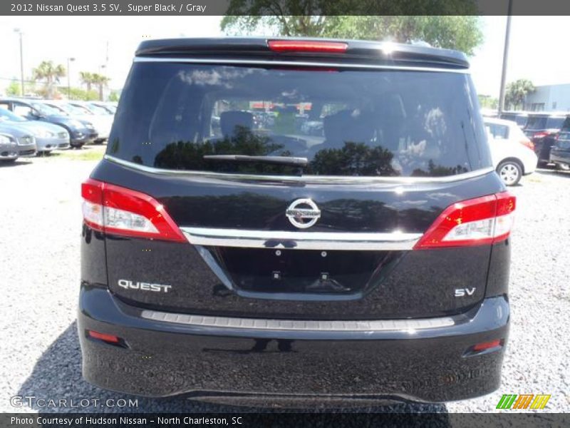 Super Black / Gray 2012 Nissan Quest 3.5 SV